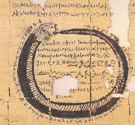 [Μαγικός Πάπυρος, P. Lond. 122=PMG VII, 579-690. Σημαντικότατα τεκμήρια για την εξέλιξη της Κοινής προσφέρουν τα πολυάριθμα μαγικά κείμενα (φυλακτήρια, κατάδεσμοι, αγωγαί κτλ).]